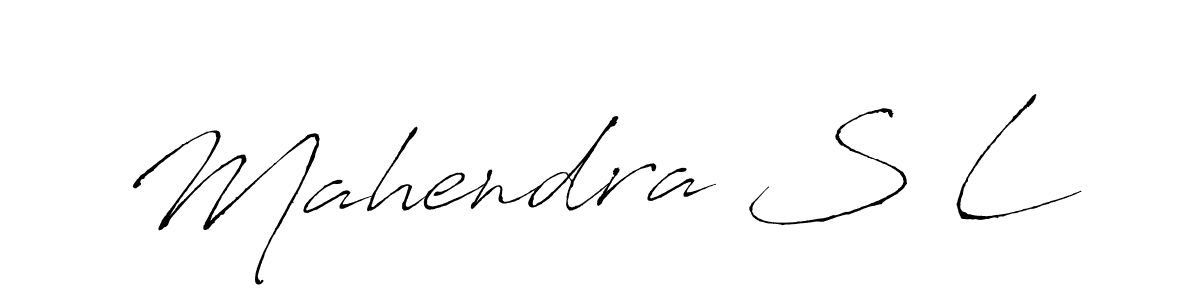 You should practise on your own different ways (Antro_Vectra) to write your name (Mahendra S L) in signature. don't let someone else do it for you. Mahendra S L signature style 6 images and pictures png