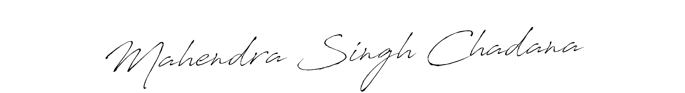 Make a beautiful signature design for name Mahendra Singh Chadana. With this signature (Antro_Vectra) style, you can create a handwritten signature for free. Mahendra Singh Chadana signature style 6 images and pictures png