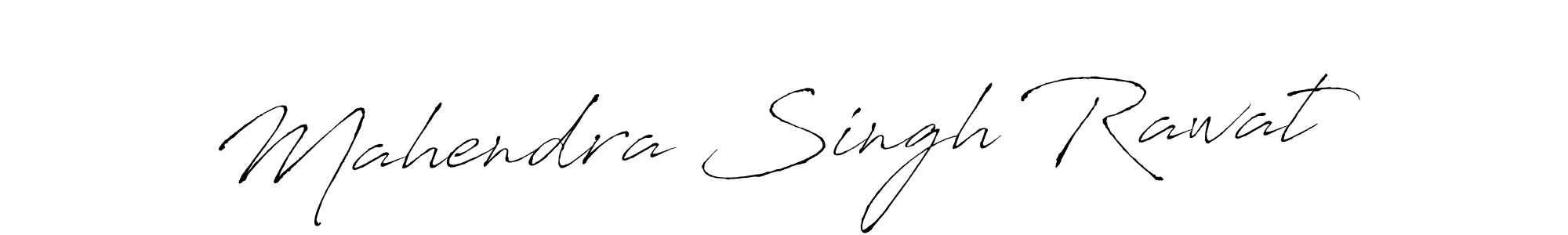 Create a beautiful signature design for name Mahendra Singh Rawat. With this signature (Antro_Vectra) fonts, you can make a handwritten signature for free. Mahendra Singh Rawat signature style 6 images and pictures png