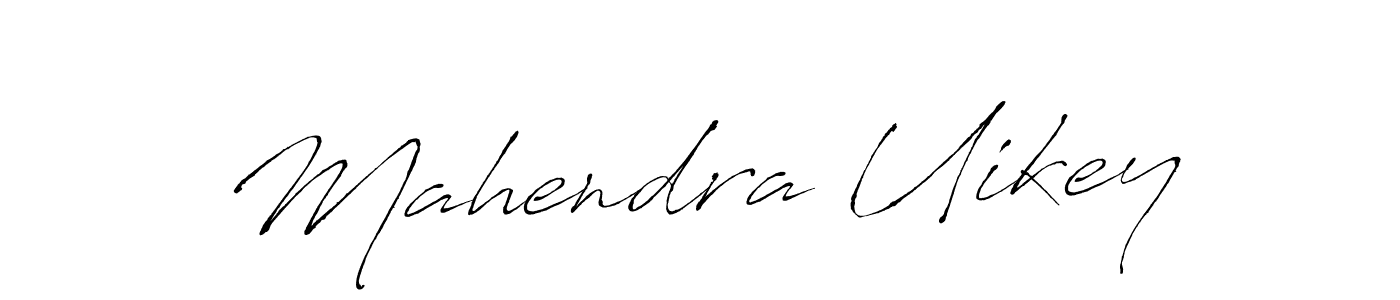 Mahendra Uikey stylish signature style. Best Handwritten Sign (Antro_Vectra) for my name. Handwritten Signature Collection Ideas for my name Mahendra Uikey. Mahendra Uikey signature style 6 images and pictures png