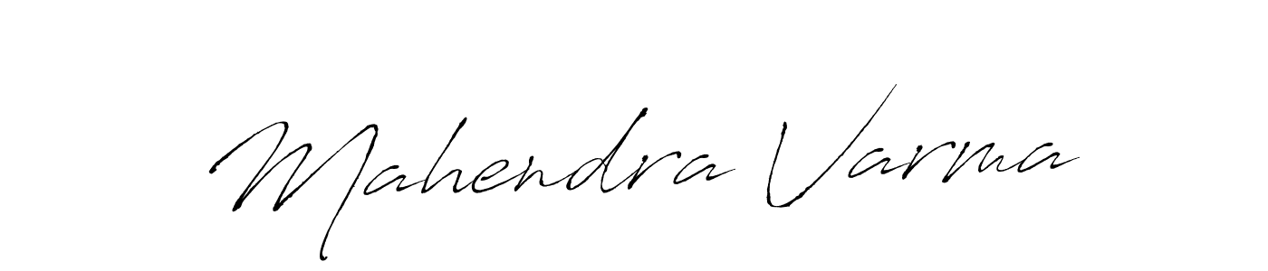 Create a beautiful signature design for name Mahendra Varma. With this signature (Antro_Vectra) fonts, you can make a handwritten signature for free. Mahendra Varma signature style 6 images and pictures png