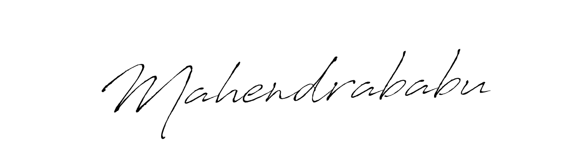 Also we have Mahendrababu name is the best signature style. Create professional handwritten signature collection using Antro_Vectra autograph style. Mahendrababu signature style 6 images and pictures png