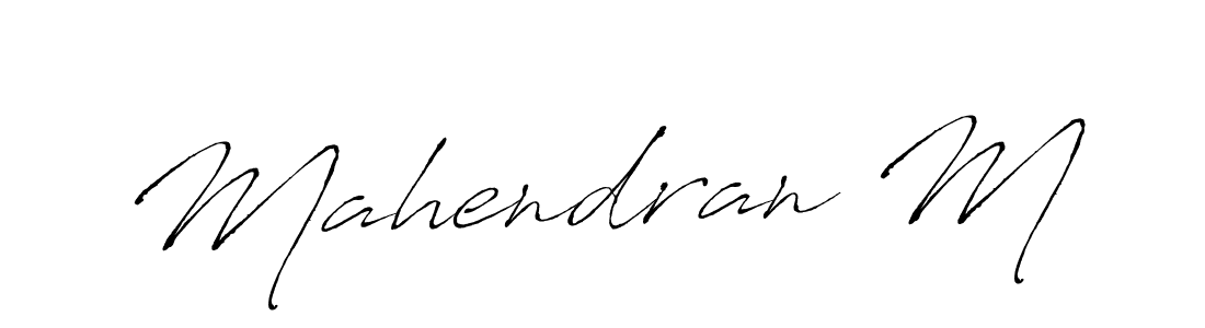 Similarly Antro_Vectra is the best handwritten signature design. Signature creator online .You can use it as an online autograph creator for name Mahendran M. Mahendran M signature style 6 images and pictures png