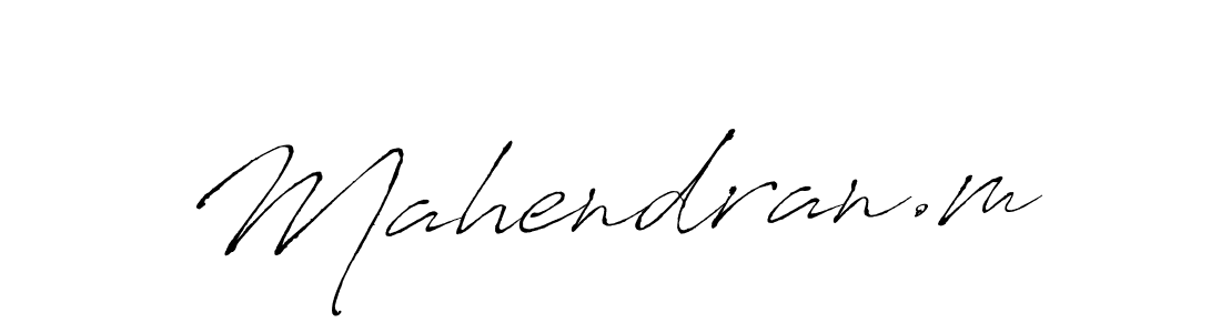 Mahendran.m stylish signature style. Best Handwritten Sign (Antro_Vectra) for my name. Handwritten Signature Collection Ideas for my name Mahendran.m. Mahendran.m signature style 6 images and pictures png