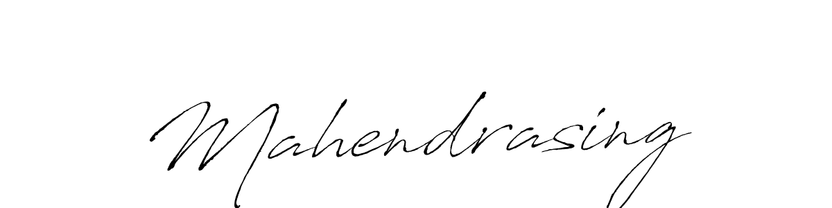 Use a signature maker to create a handwritten signature online. With this signature software, you can design (Antro_Vectra) your own signature for name Mahendrasing. Mahendrasing signature style 6 images and pictures png