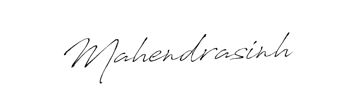 Create a beautiful signature design for name Mahendrasinh. With this signature (Antro_Vectra) fonts, you can make a handwritten signature for free. Mahendrasinh signature style 6 images and pictures png