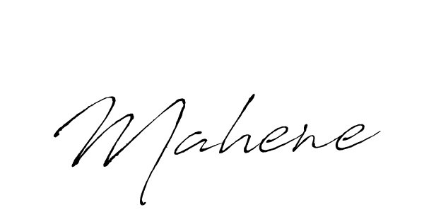 How to make Mahene signature? Antro_Vectra is a professional autograph style. Create handwritten signature for Mahene name. Mahene signature style 6 images and pictures png