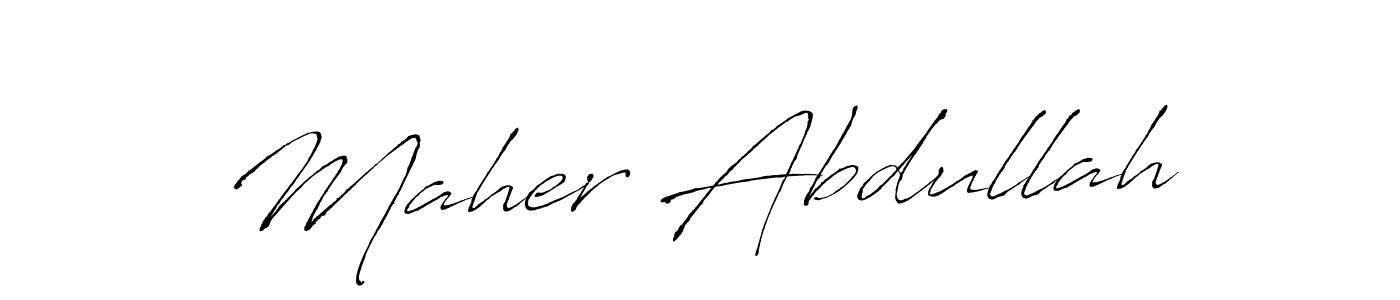 It looks lik you need a new signature style for name Maher Abdullah. Design unique handwritten (Antro_Vectra) signature with our free signature maker in just a few clicks. Maher Abdullah signature style 6 images and pictures png