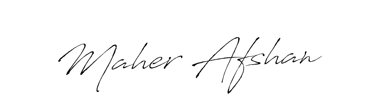 Make a beautiful signature design for name Maher Afshan. Use this online signature maker to create a handwritten signature for free. Maher Afshan signature style 6 images and pictures png