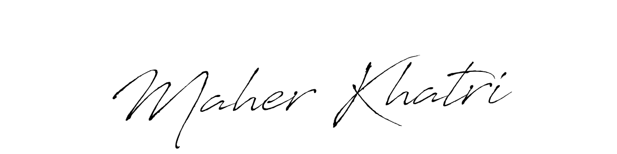 The best way (Antro_Vectra) to make a short signature is to pick only two or three words in your name. The name Maher Khatri include a total of six letters. For converting this name. Maher Khatri signature style 6 images and pictures png