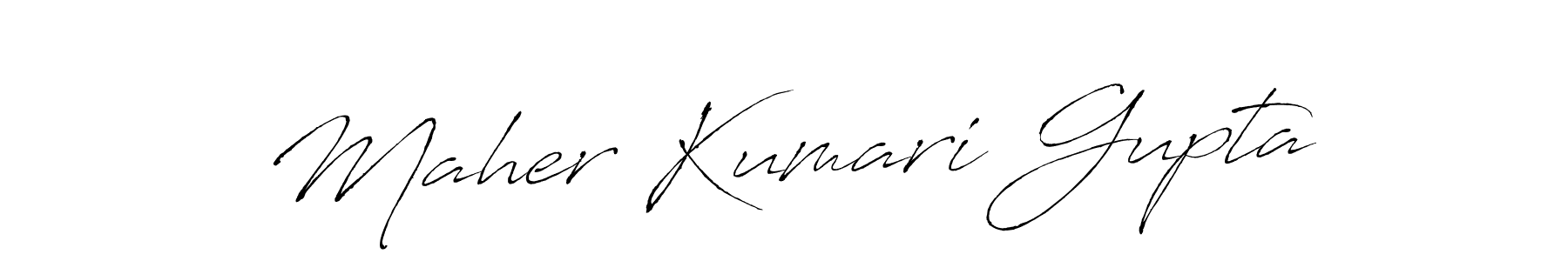 How to make Maher Kumari Gupta signature? Antro_Vectra is a professional autograph style. Create handwritten signature for Maher Kumari Gupta name. Maher Kumari Gupta signature style 6 images and pictures png
