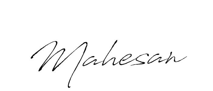 How to make Mahesan name signature. Use Antro_Vectra style for creating short signs online. This is the latest handwritten sign. Mahesan signature style 6 images and pictures png