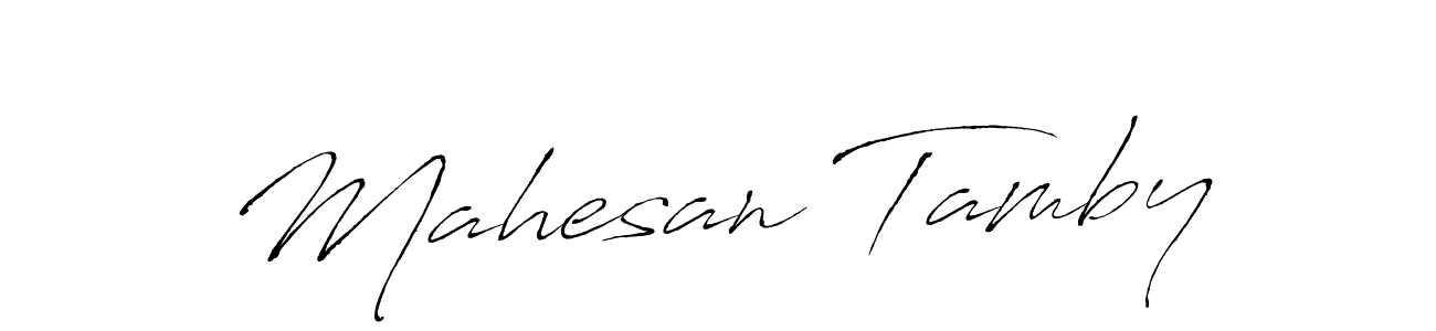 Once you've used our free online signature maker to create your best signature Antro_Vectra style, it's time to enjoy all of the benefits that Mahesan Tamby name signing documents. Mahesan Tamby signature style 6 images and pictures png