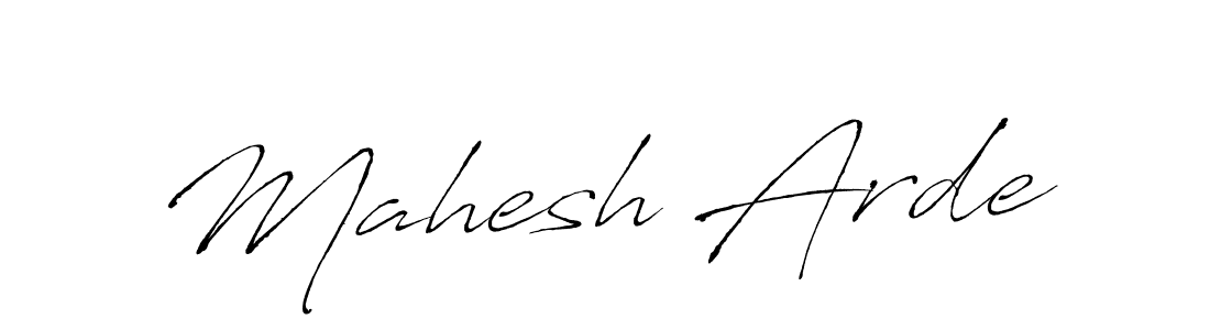 Also we have Mahesh Arde name is the best signature style. Create professional handwritten signature collection using Antro_Vectra autograph style. Mahesh Arde signature style 6 images and pictures png