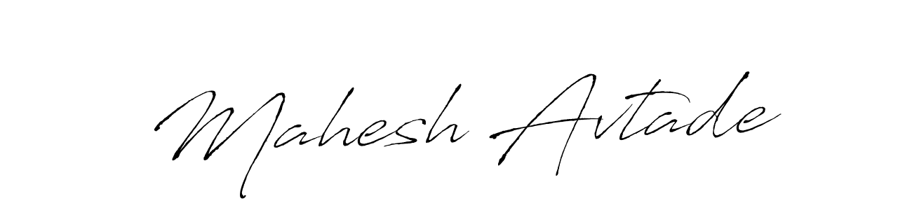 Use a signature maker to create a handwritten signature online. With this signature software, you can design (Antro_Vectra) your own signature for name Mahesh Avtade. Mahesh Avtade signature style 6 images and pictures png