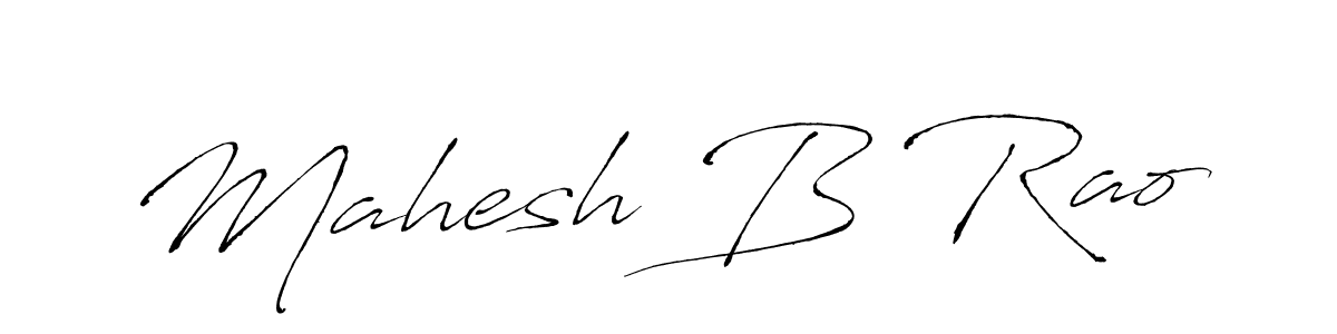 Create a beautiful signature design for name Mahesh B Rao. With this signature (Antro_Vectra) fonts, you can make a handwritten signature for free. Mahesh B Rao signature style 6 images and pictures png