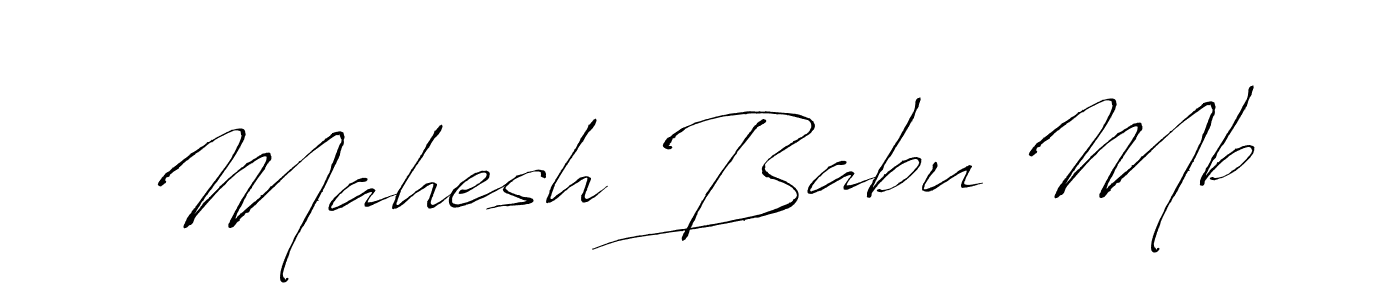 Also You can easily find your signature by using the search form. We will create Mahesh Babu Mb name handwritten signature images for you free of cost using Antro_Vectra sign style. Mahesh Babu Mb signature style 6 images and pictures png