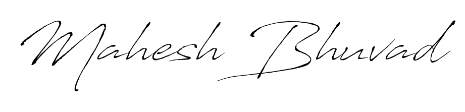 Mahesh Bhuvad stylish signature style. Best Handwritten Sign (Antro_Vectra) for my name. Handwritten Signature Collection Ideas for my name Mahesh Bhuvad. Mahesh Bhuvad signature style 6 images and pictures png