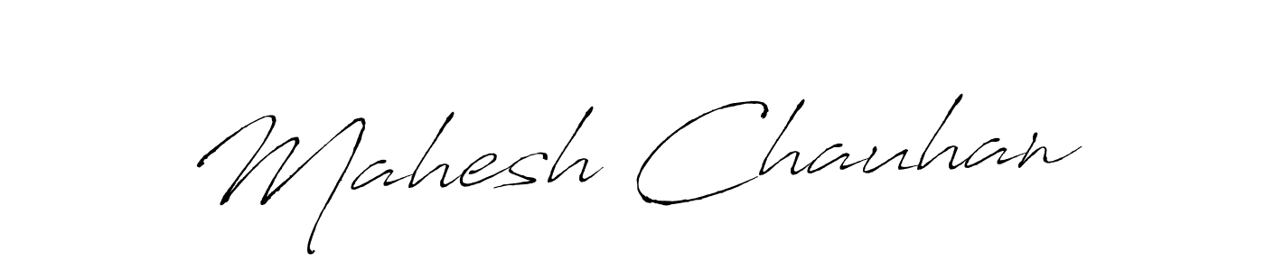 Antro_Vectra is a professional signature style that is perfect for those who want to add a touch of class to their signature. It is also a great choice for those who want to make their signature more unique. Get Mahesh Chauhan name to fancy signature for free. Mahesh Chauhan signature style 6 images and pictures png