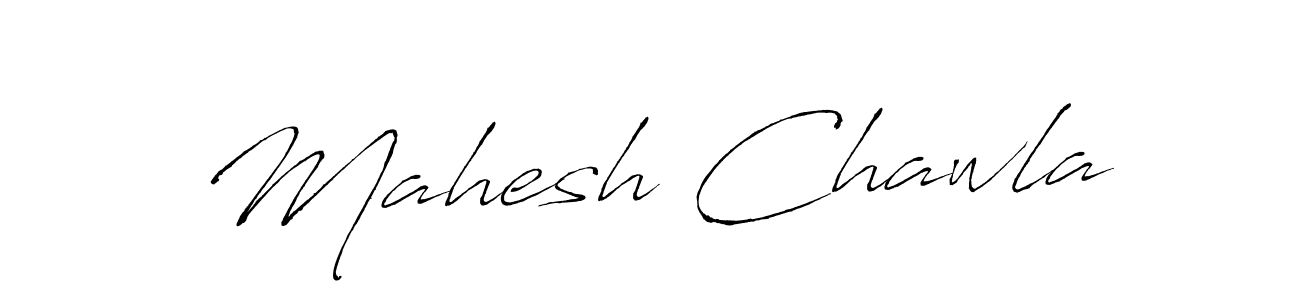 Make a beautiful signature design for name Mahesh Chawla. With this signature (Antro_Vectra) style, you can create a handwritten signature for free. Mahesh Chawla signature style 6 images and pictures png