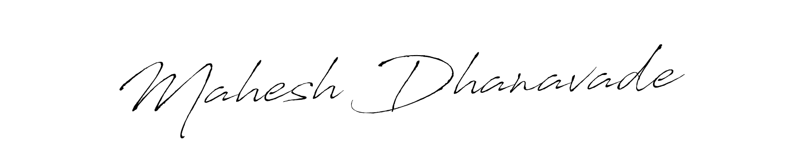 Design your own signature with our free online signature maker. With this signature software, you can create a handwritten (Antro_Vectra) signature for name Mahesh Dhanavade. Mahesh Dhanavade signature style 6 images and pictures png