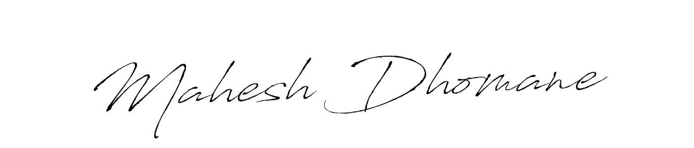 Antro_Vectra is a professional signature style that is perfect for those who want to add a touch of class to their signature. It is also a great choice for those who want to make their signature more unique. Get Mahesh Dhomane name to fancy signature for free. Mahesh Dhomane signature style 6 images and pictures png