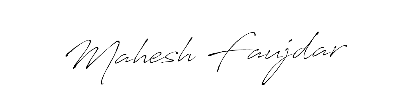 Use a signature maker to create a handwritten signature online. With this signature software, you can design (Antro_Vectra) your own signature for name Mahesh Faujdar. Mahesh Faujdar signature style 6 images and pictures png