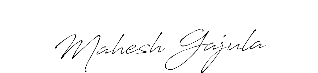 Design your own signature with our free online signature maker. With this signature software, you can create a handwritten (Antro_Vectra) signature for name Mahesh Gajula. Mahesh Gajula signature style 6 images and pictures png