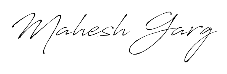 A dynamic signature style for Mahesh Garg using Antro_Vectra script. Designed to look authentic, handwritten, and professional. Mahesh Garg signature style 6 images and pictures png