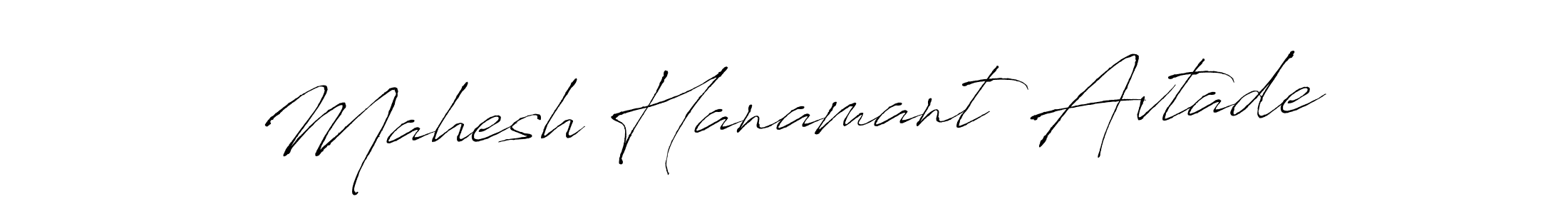 Antro_Vectra is a professional signature style that is perfect for those who want to add a touch of class to their signature. It is also a great choice for those who want to make their signature more unique. Get Mahesh Hanamant Avtade name to fancy signature for free. Mahesh Hanamant Avtade signature style 6 images and pictures png
