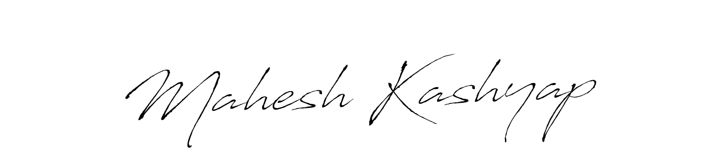 Create a beautiful signature design for name Mahesh Kashyap. With this signature (Antro_Vectra) fonts, you can make a handwritten signature for free. Mahesh Kashyap signature style 6 images and pictures png