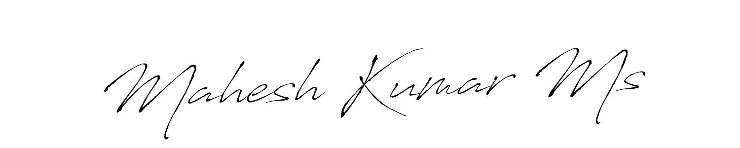 Use a signature maker to create a handwritten signature online. With this signature software, you can design (Antro_Vectra) your own signature for name Mahesh Kumar Ms. Mahesh Kumar Ms signature style 6 images and pictures png