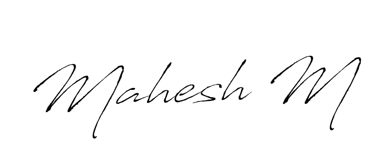 Also we have Mahesh M name is the best signature style. Create professional handwritten signature collection using Antro_Vectra autograph style. Mahesh M signature style 6 images and pictures png