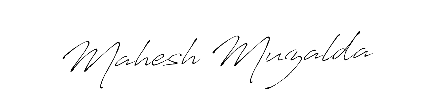 Also You can easily find your signature by using the search form. We will create Mahesh Muzalda name handwritten signature images for you free of cost using Antro_Vectra sign style. Mahesh Muzalda signature style 6 images and pictures png
