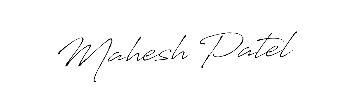 Create a beautiful signature design for name Mahesh Patel. With this signature (Antro_Vectra) fonts, you can make a handwritten signature for free. Mahesh Patel signature style 6 images and pictures png