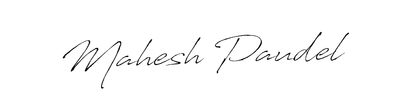 Also we have Mahesh Paudel name is the best signature style. Create professional handwritten signature collection using Antro_Vectra autograph style. Mahesh Paudel signature style 6 images and pictures png