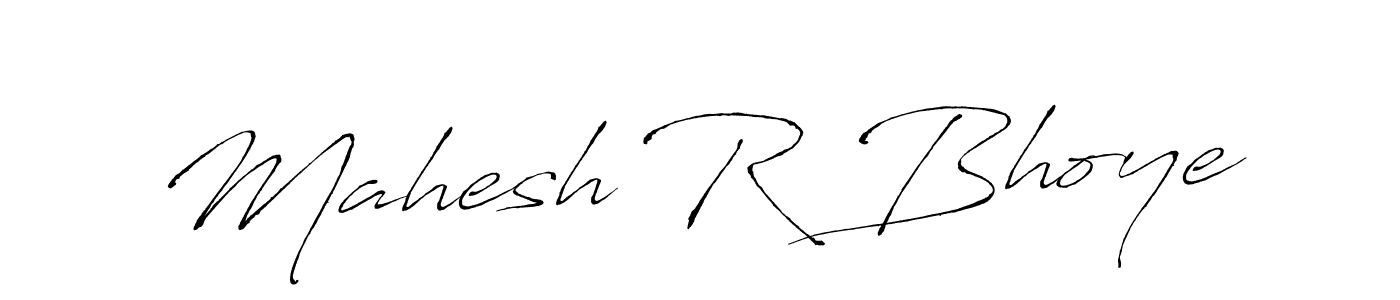 Mahesh R Bhoye stylish signature style. Best Handwritten Sign (Antro_Vectra) for my name. Handwritten Signature Collection Ideas for my name Mahesh R Bhoye. Mahesh R Bhoye signature style 6 images and pictures png