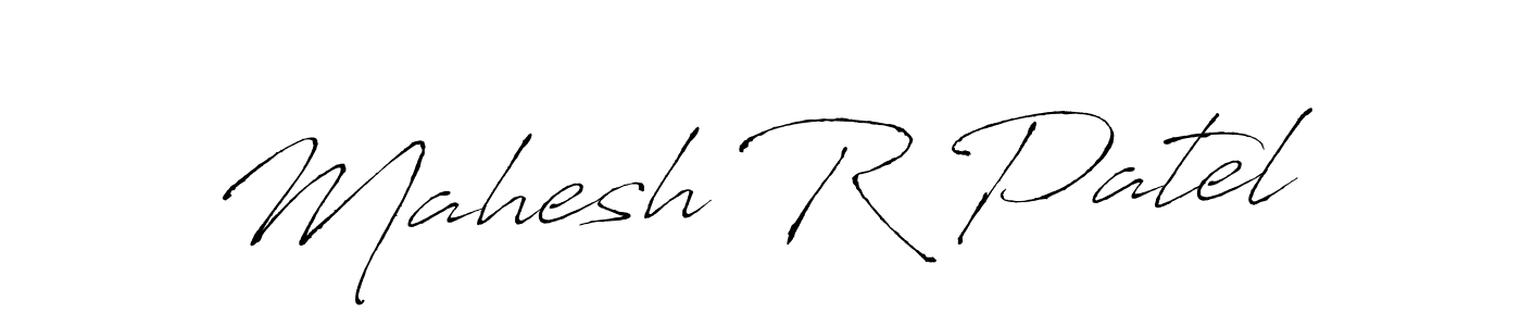 Design your own signature with our free online signature maker. With this signature software, you can create a handwritten (Antro_Vectra) signature for name Mahesh R Patel. Mahesh R Patel signature style 6 images and pictures png