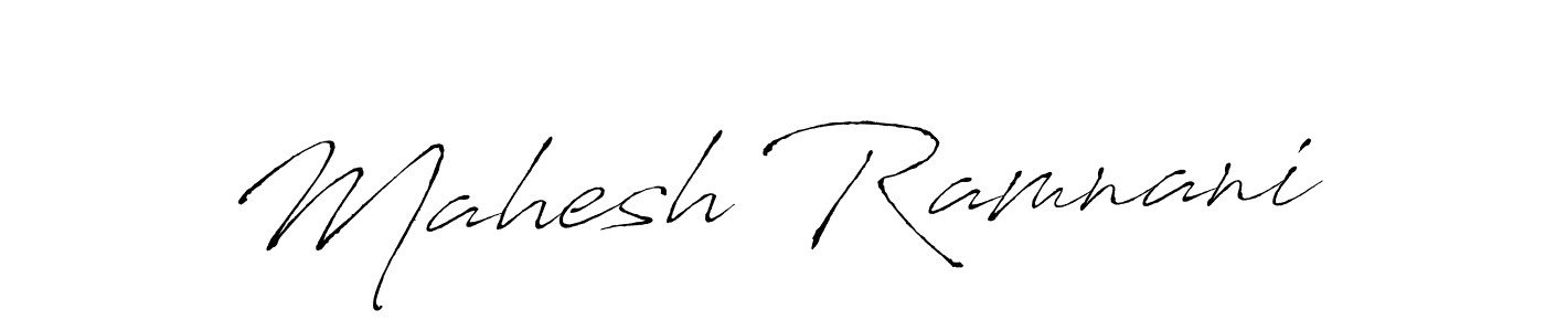 How to make Mahesh Ramnani signature? Antro_Vectra is a professional autograph style. Create handwritten signature for Mahesh Ramnani name. Mahesh Ramnani signature style 6 images and pictures png