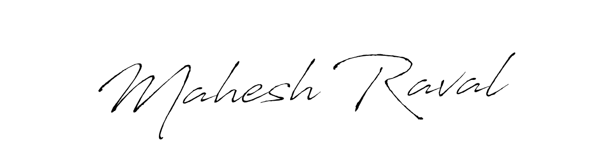 Mahesh Raval stylish signature style. Best Handwritten Sign (Antro_Vectra) for my name. Handwritten Signature Collection Ideas for my name Mahesh Raval. Mahesh Raval signature style 6 images and pictures png