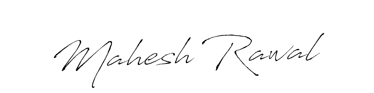 How to make Mahesh Rawal name signature. Use Antro_Vectra style for creating short signs online. This is the latest handwritten sign. Mahesh Rawal signature style 6 images and pictures png