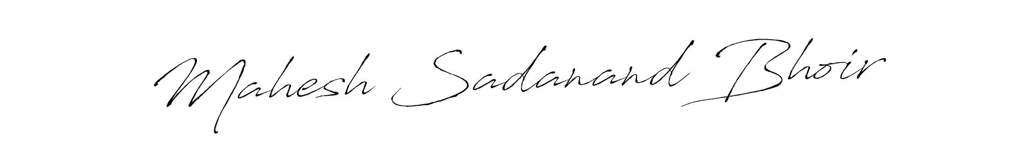 Mahesh Sadanand Bhoir stylish signature style. Best Handwritten Sign (Antro_Vectra) for my name. Handwritten Signature Collection Ideas for my name Mahesh Sadanand Bhoir. Mahesh Sadanand Bhoir signature style 6 images and pictures png