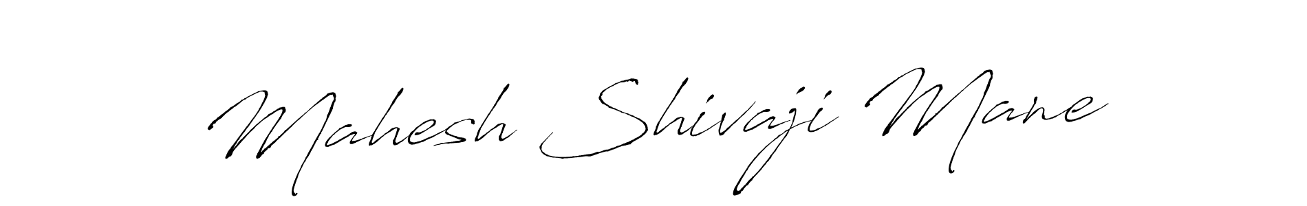 How to make Mahesh Shivaji Mane name signature. Use Antro_Vectra style for creating short signs online. This is the latest handwritten sign. Mahesh Shivaji Mane signature style 6 images and pictures png