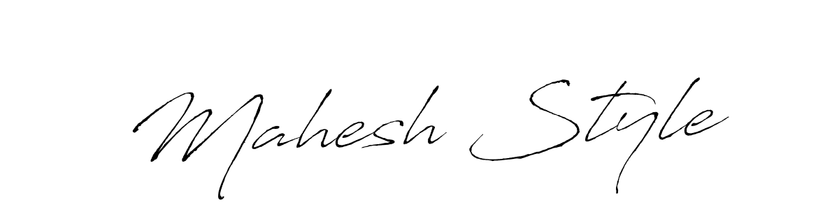 Create a beautiful signature design for name Mahesh Style. With this signature (Antro_Vectra) fonts, you can make a handwritten signature for free. Mahesh Style signature style 6 images and pictures png