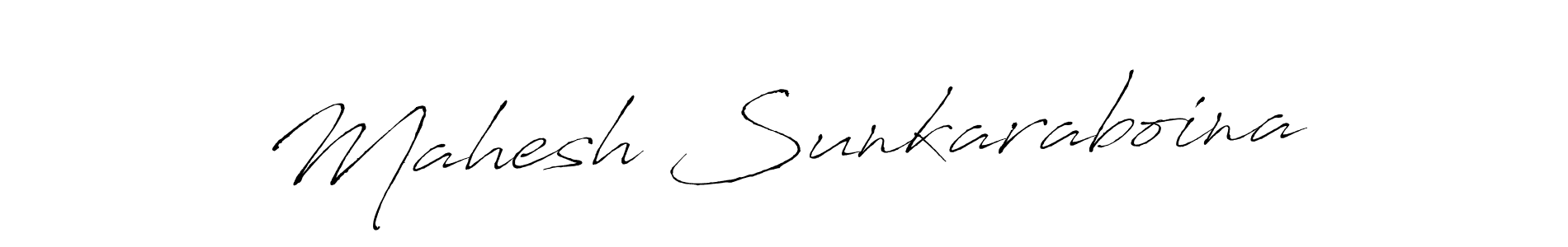Similarly Antro_Vectra is the best handwritten signature design. Signature creator online .You can use it as an online autograph creator for name Mahesh Sunkaraboina. Mahesh Sunkaraboina signature style 6 images and pictures png