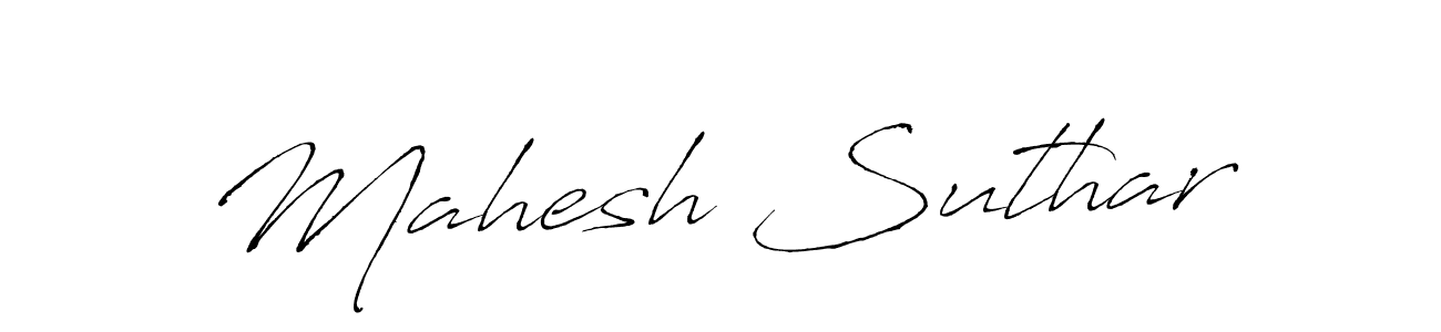 Make a short Mahesh Suthar signature style. Manage your documents anywhere anytime using Antro_Vectra. Create and add eSignatures, submit forms, share and send files easily. Mahesh Suthar signature style 6 images and pictures png