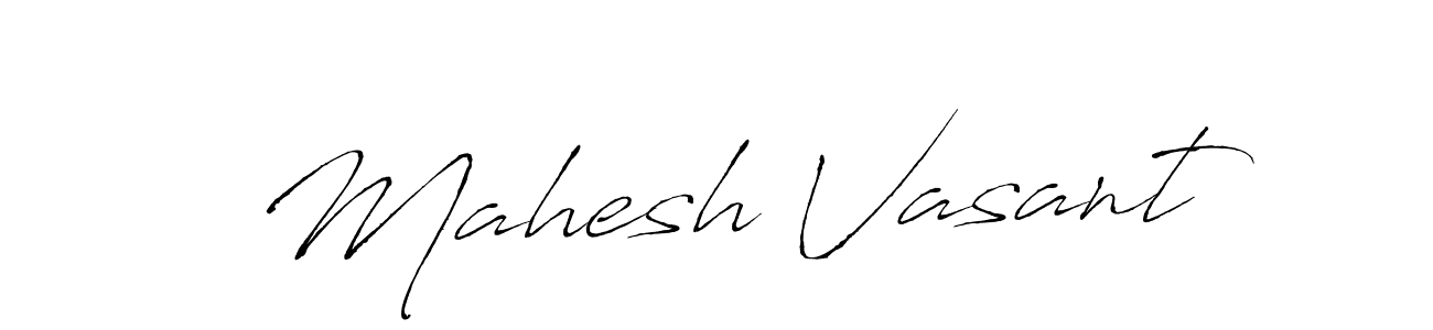 You should practise on your own different ways (Antro_Vectra) to write your name (Mahesh Vasant) in signature. don't let someone else do it for you. Mahesh Vasant signature style 6 images and pictures png