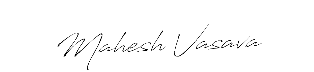 Use a signature maker to create a handwritten signature online. With this signature software, you can design (Antro_Vectra) your own signature for name Mahesh Vasava. Mahesh Vasava signature style 6 images and pictures png