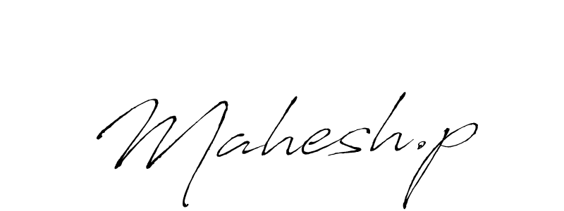 Design your own signature with our free online signature maker. With this signature software, you can create a handwritten (Antro_Vectra) signature for name Mahesh.p. Mahesh.p signature style 6 images and pictures png