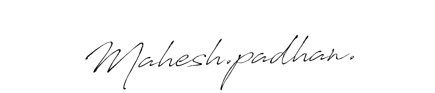 Create a beautiful signature design for name Mahesh.padhan.. With this signature (Antro_Vectra) fonts, you can make a handwritten signature for free. Mahesh.padhan. signature style 6 images and pictures png